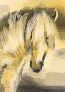 Cheval embrassé par le soleil
