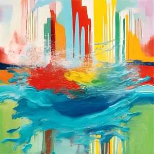 Abstrakt Water Splash - Trouble J63