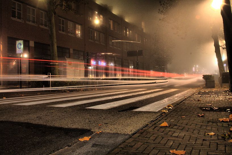 HDR foto van mistig Nijverdal by David Klumperman