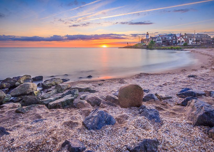 Sunset Urk by Erik Eenkhoorn