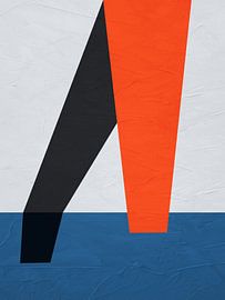 MODERNE BUNTE GEOMETRISCHE ABSTRAKTE KUNST von Online Arts