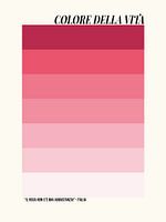 ‘Il rosa non cé mai abbastanza!’ (Er is nooit genoeg roze!)