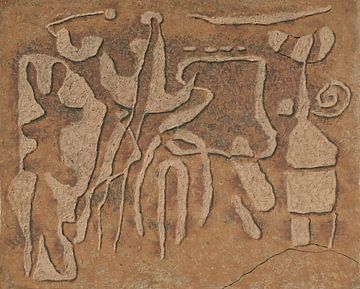 Willi Baumeister - Urrwo (Braunes Reliefbild) (1951)