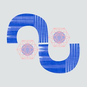 Retro Geometrie Abstrakt