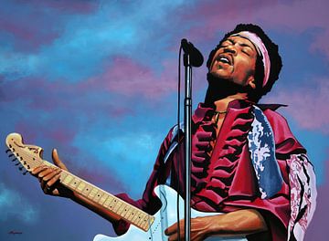 Jimi Hendrix Schilderij 2