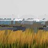 Abstract landschap - Veerdienst. van Alies werk
