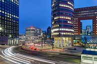 Hauptverkehrszeit, Rotterdam von Frans Blok Miniaturansicht