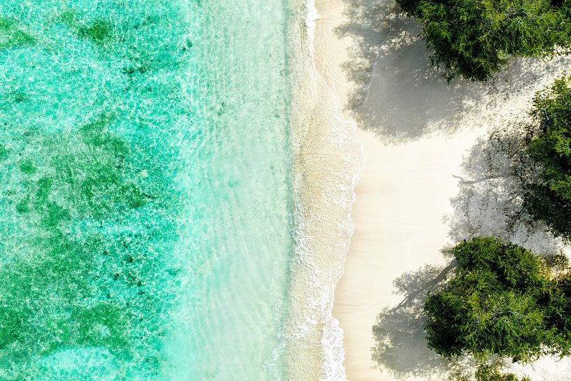 Aerial Summer - Between Sea and Beach by Philippe HUGONNARD