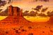 Betoverende Monument Valley in de avonduren van Melanie Viola