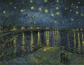 Sternennacht - Vincent van Gogh von 1000 Schilderijen Miniaturansicht