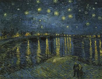 Nuit étoilée sur le Rhône, van Gogh