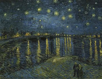 Sterrennacht over de Rhône, van Gogh