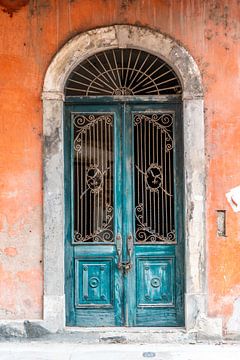 Past glory - Old wooden door in Panama City by The Book of Wandering