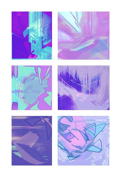 Selected 'Superpositions'-Series 58.2-B__2014 by Hans Zantman