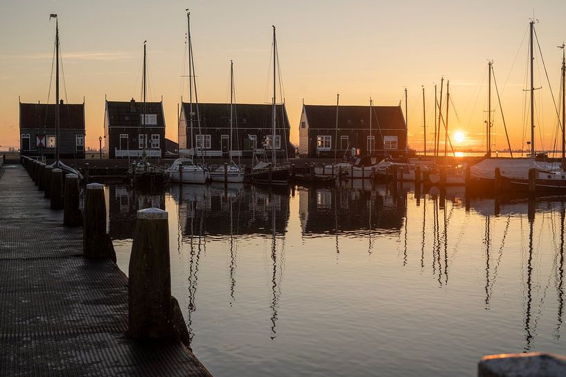 Sunset in Marken by Manuuu