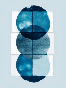 Skandinavischer Minimalismus Erdiges Blau Indigo