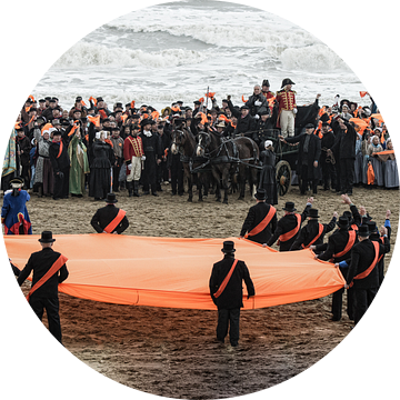 Landing Prins van Oranje op Scheveningen (2013) van Hans Brinkel