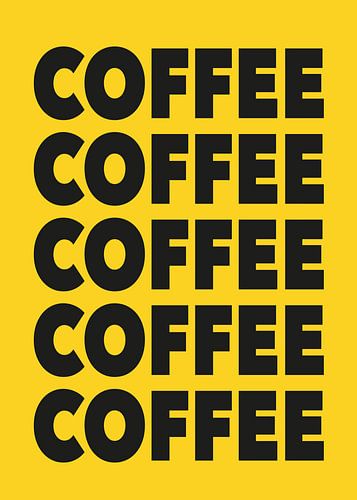 Bold Coffee Typography Poster