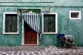 Alte Hausfassade auf Burano