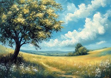 Baum und Feld | Großer Baum