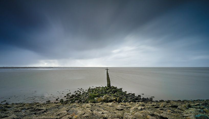 Dutch coastline during storm par Menno Schaefer