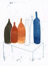 Flaschen auf dem Tisch, 2020 von Corine Teuben Miniaturansicht