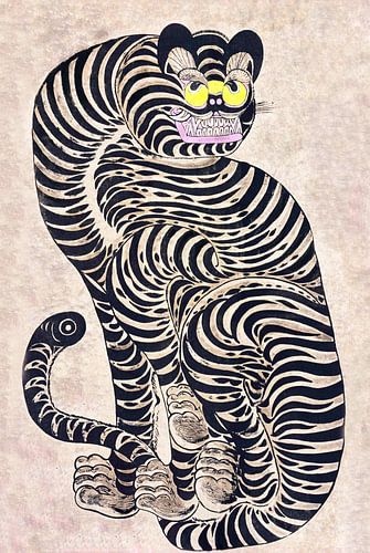 Aziatische kat op neutrale achtergrond