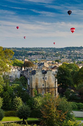 Luftballons über Bath