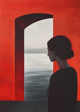 At the red gate by Andreas Magnusson