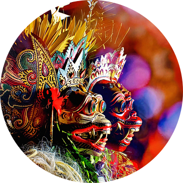 Bali Dancers Barong van Eduard Lamping
