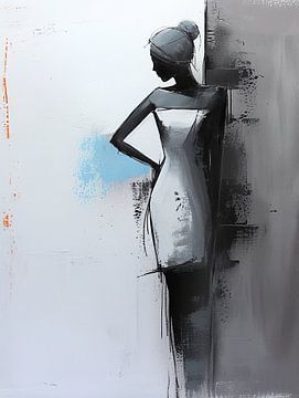 Vrouwenfiguur | Solitude Stroke van De Mooiste Kunst