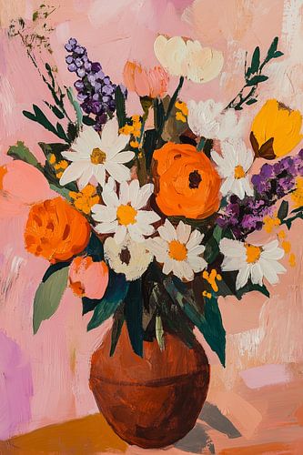 Farbexplosion Terra auf Purple Pink