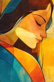 Pop-Art inspiriert von Kunst Laune