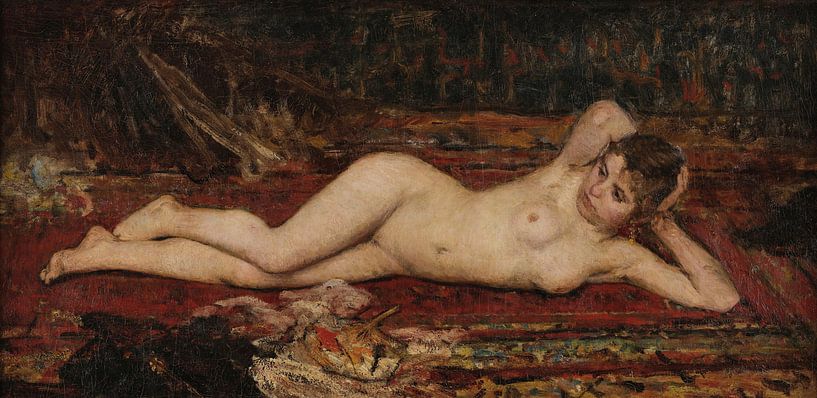 António Carvalho de Silva Porto~Nude (Italy) by finemasterpiece