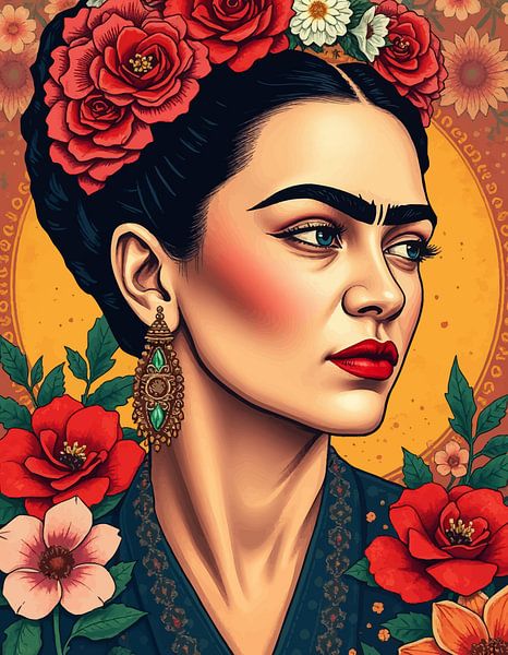 Frida Portrait classique 4 par MIROKKU