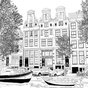 Zeichnung Herengracht 55-65 Amsterdam