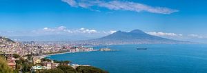 Neapel und der Vesuv von Teun Ruijters