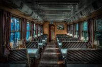 A train wagon like the Orient Express
