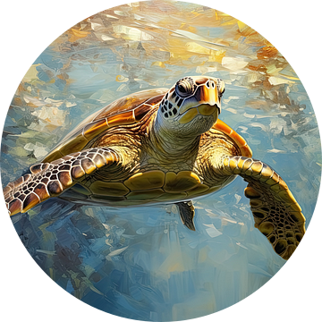 Zeeschildpad van Bert Nijholt