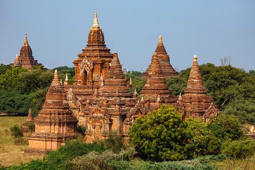 De tempels van Bagan in Myanmar