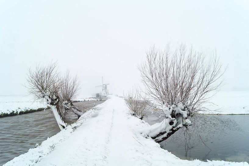 Sneeuwlandschap van Jan Koppelaar