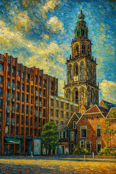 City Heart in Motion - Neuer Markt Groningen von Stadspronk