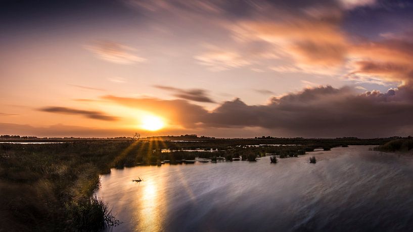 Sunset at Dannemeer van Ronnie Schuringa