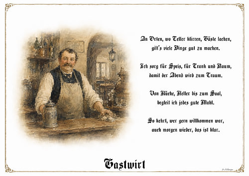 Innkeeper – Guild portrait with a poem