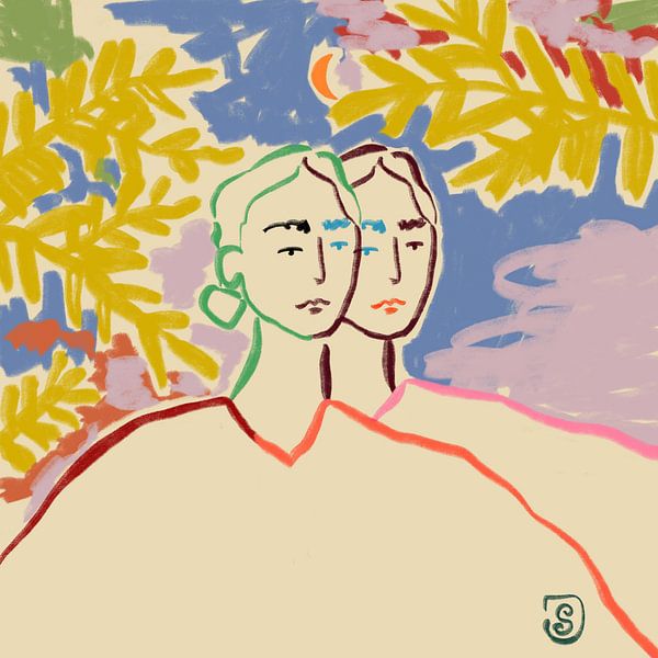 Double sérénité par Sandra Poliakov
