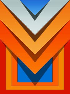 MODERNE BUNTE GEOMETRISCHE ABSTRAKTE KUNST