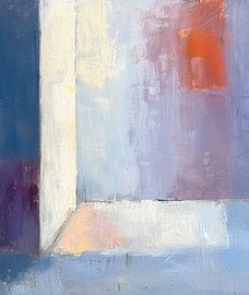 Geometric Abstract | Muted Edge Fusion by Abstract Painting