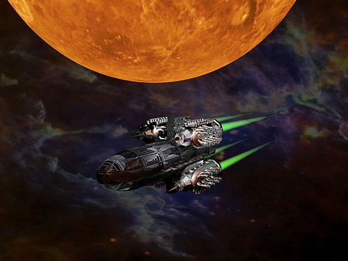 Vaisseau spatial de science-fiction sur Digital Universe