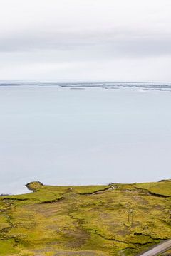 Ijsland, Vestrahorn, atlantische oceaan ten zuiden van Ijsland van Caro Hum