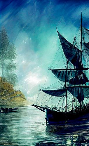 Sailing in the blue